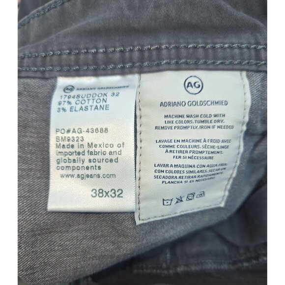 AG Adriano Goldschmied The Everett Slim Mens Pants 38x32 Gray - Picture 5 of 10